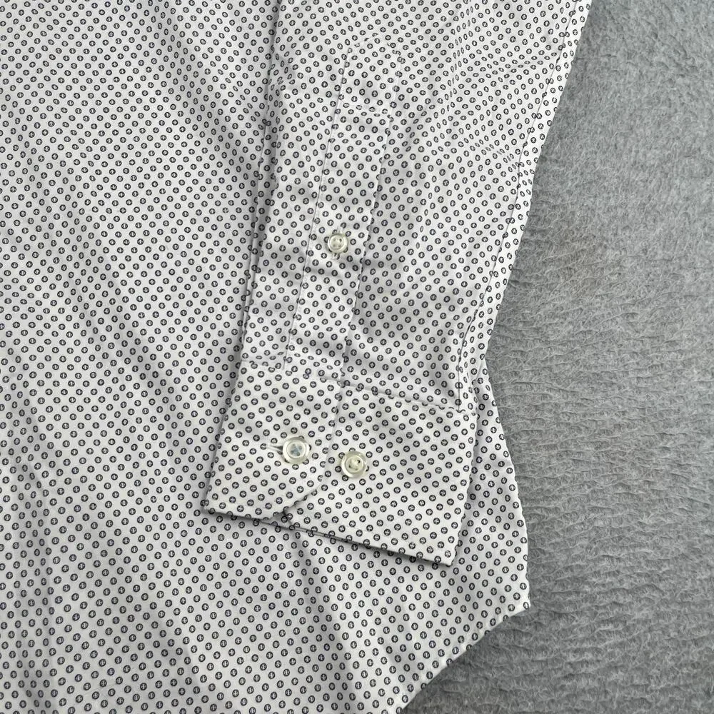 Banana Republic Non Iron Shirt Slim Fit Casual Button Up Long Sleeve Mens Small